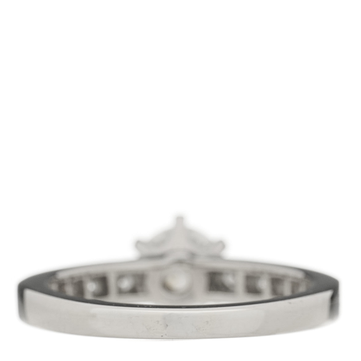 Tiffany Platinum Diamond .57ct Engagement Ring 46 3.75 4 of 6