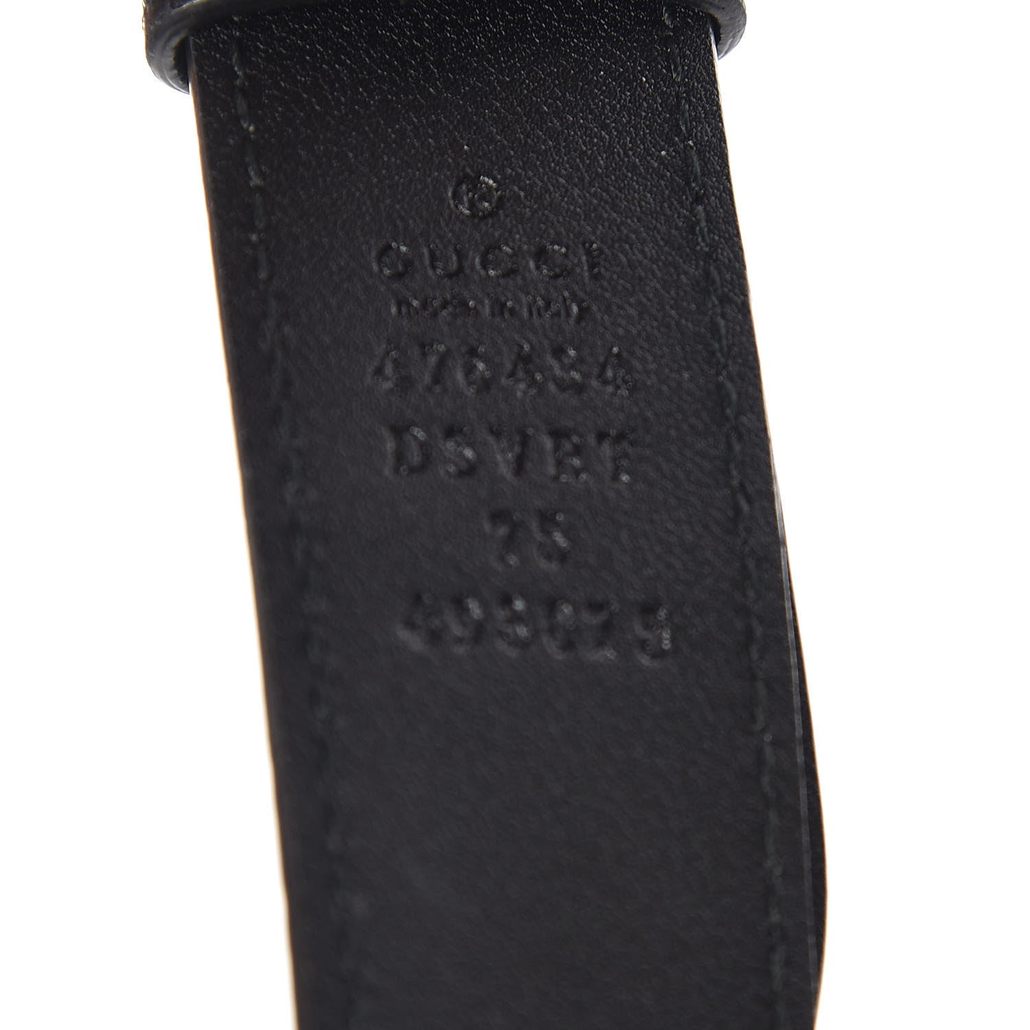 Gucci Calfskin Matelasse GG Marmont Belt Bag 75 30 Black 10 of 10