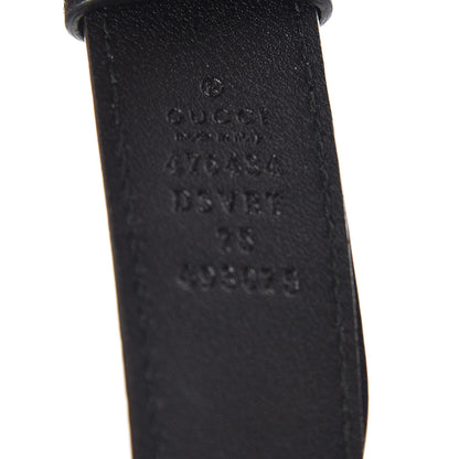 Gucci Calfskin Matelasse GG Marmont Belt Bag 75 30 Black 10 of 10