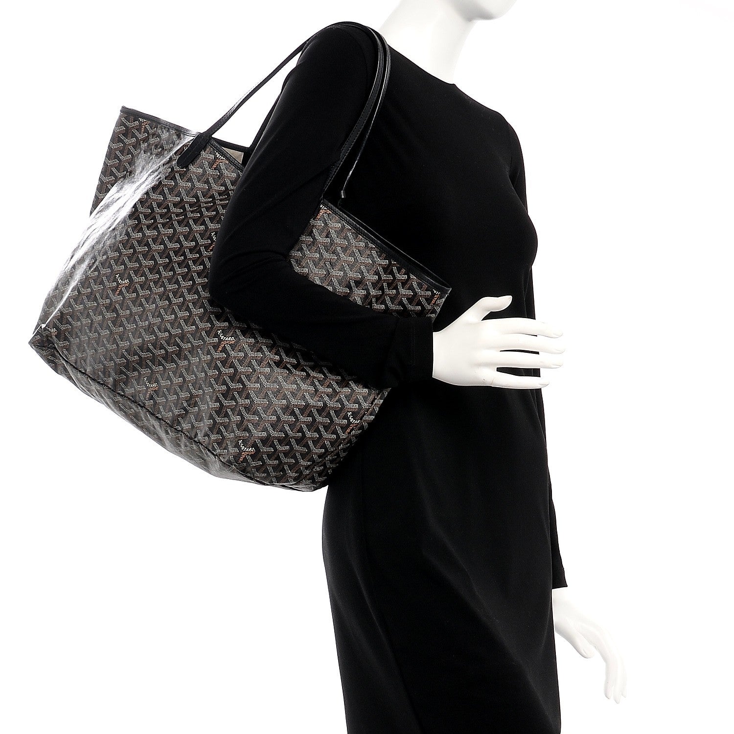 Goyard Goyardine Saint Louis GM Black 2 of 9