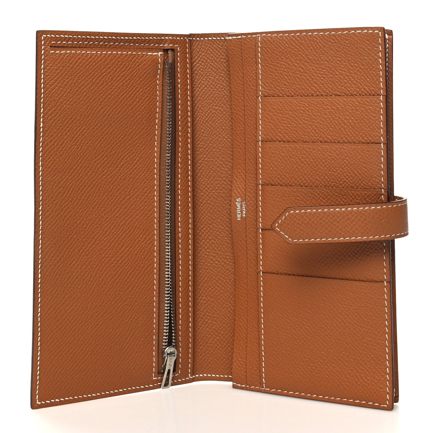 Hermes Epsom Bearn Gusset Wallet Gold 5 of 12