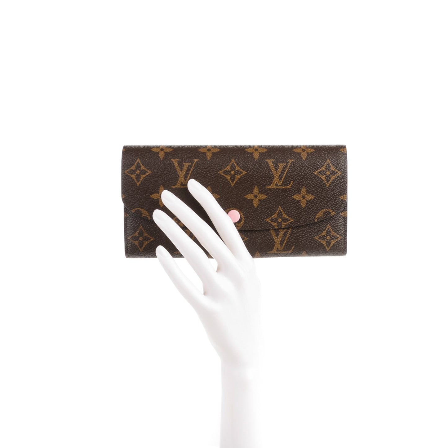 Monogram Emilie Wallet Rose Ballerine