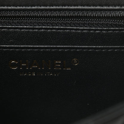 Chanel Lambskin Quilted Mini Square Flap Black 6 of 13