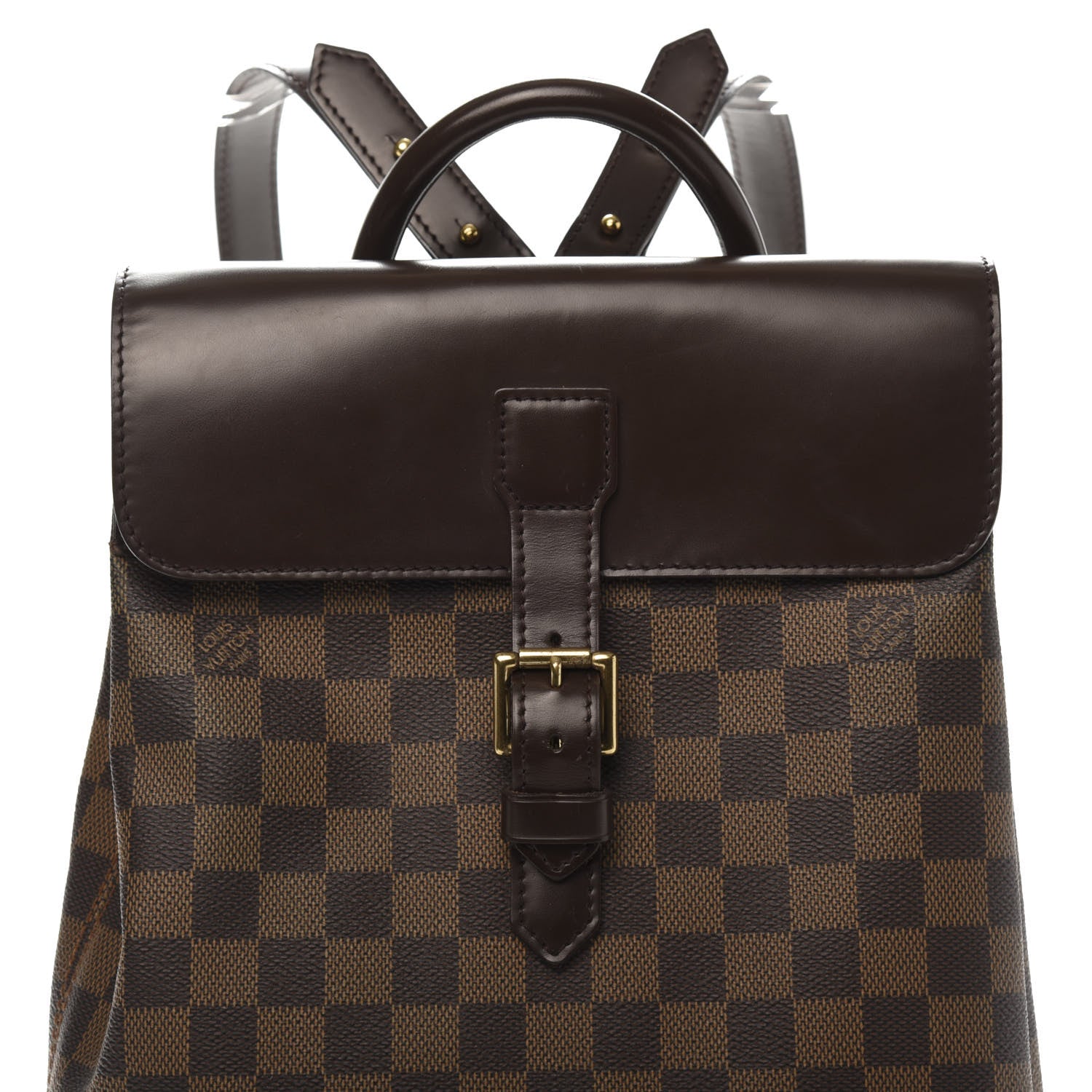 Louis Vuitton Damier Ebene Soho Backpack 8 of 8