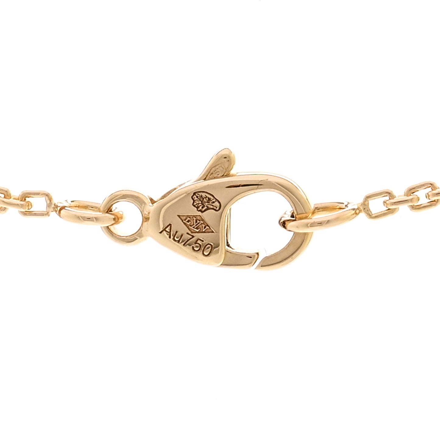 18K Yellow Gold Diamond Idylle Blossom Pendant Necklace