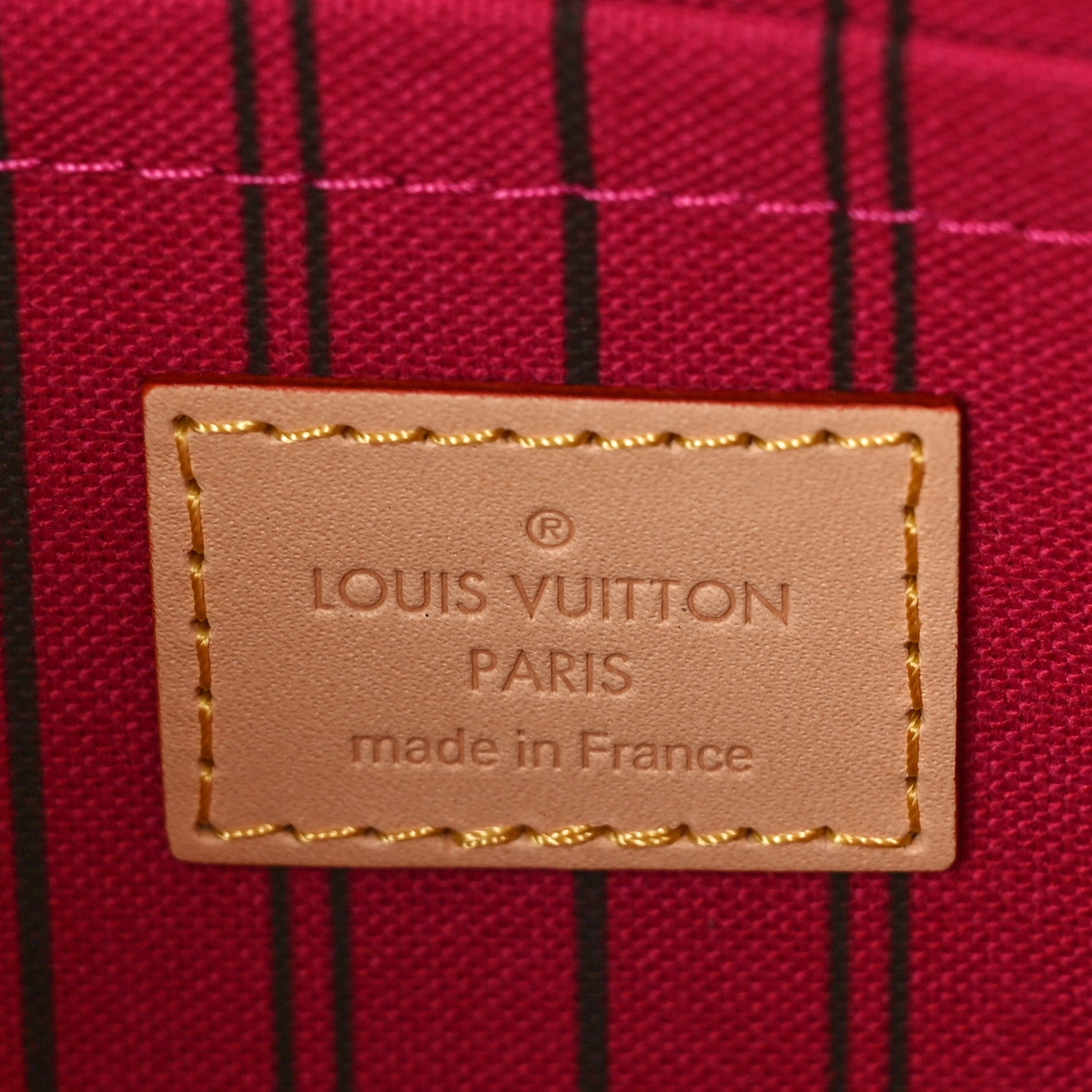 Louis Vuitton Monogram Neverfull MM GM Pochette Pivoine 6 of 8