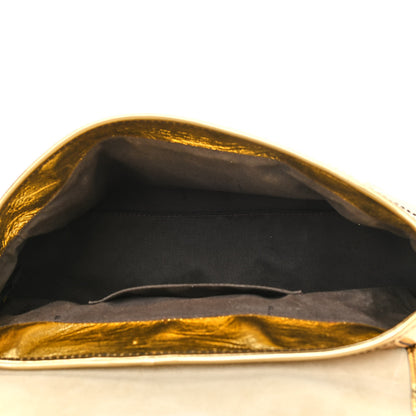 Fendi Patent Calfskin B Bag Gold 5 of 17