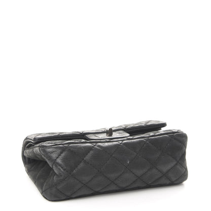 Chanel Iridescent Calfskin Quilted 2.55 Reissue 224 Flap Black 4 of 11