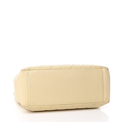 Chanel Caviar Quilted Grand Shopping Tote GST Beige Clair 4 of 18