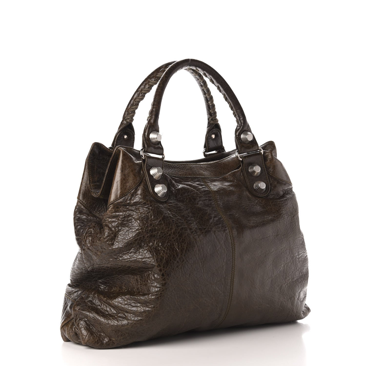 Balenciaga Agneau Giant 21 Silver Hardware Hardware Brief Charbon 4 of 14