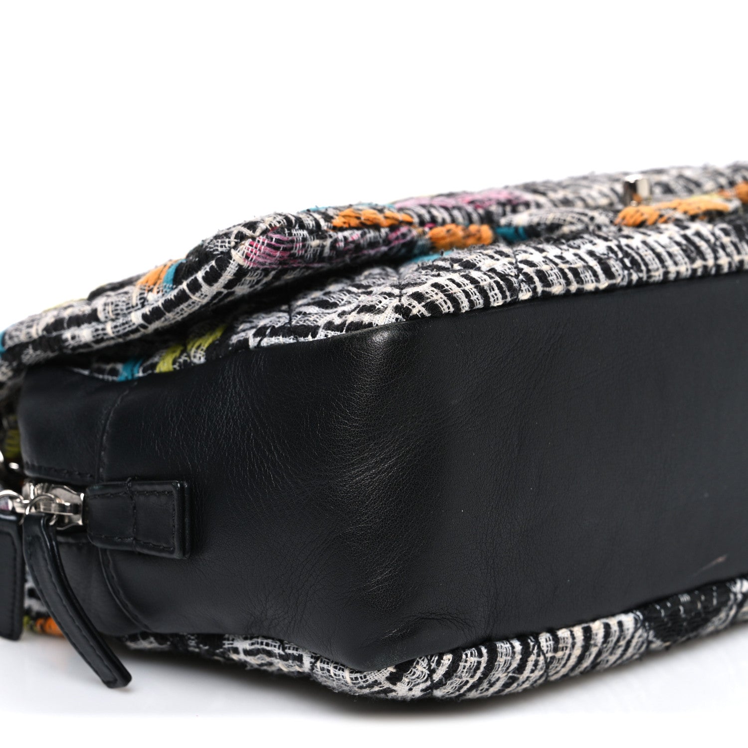 Chanel Fantasy Tweed Quilted Jumbo Easy Flap Multicolor 1845472