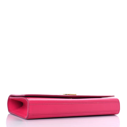 Saint Laurent Grain De Poudre Classic Monogram Cassandre Clutch Lipstick Fuchsia 4 of 9
