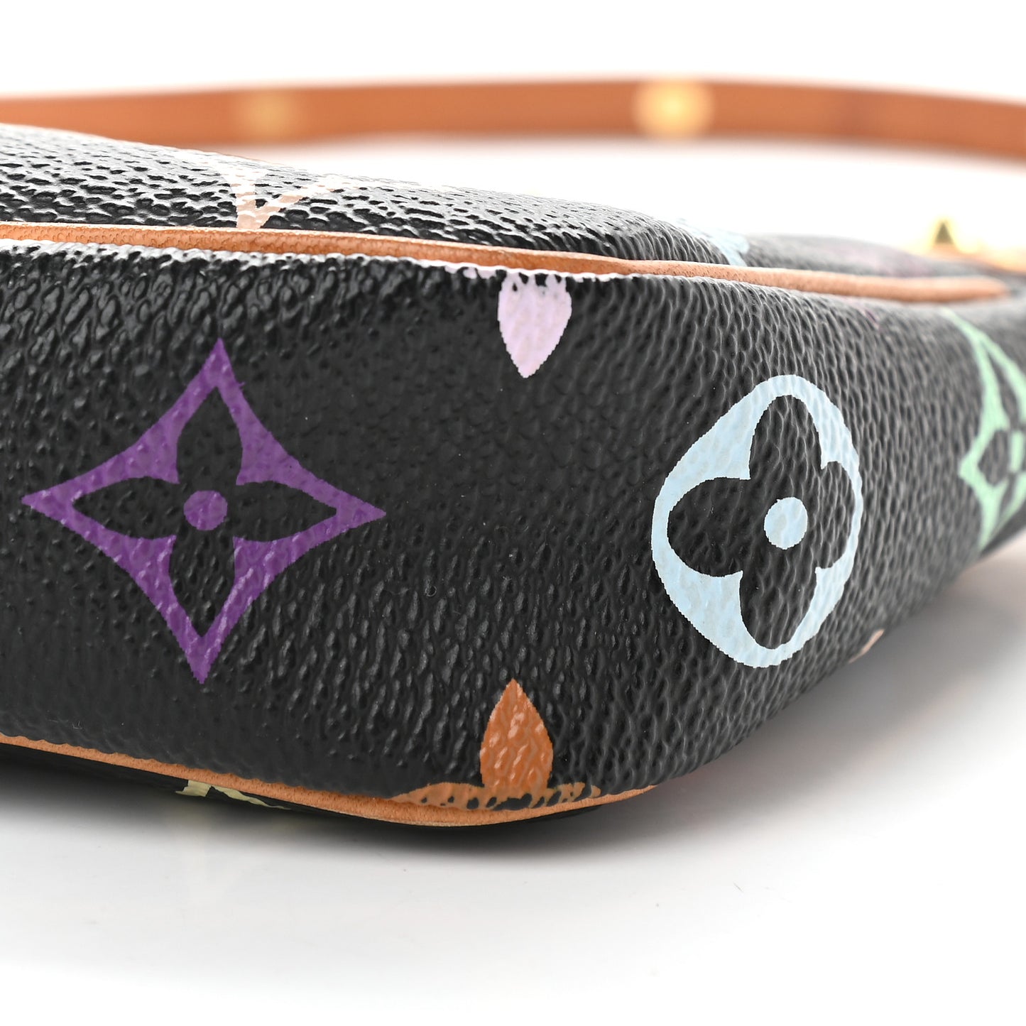 Monogram Multicolor Pochette Accessories Black