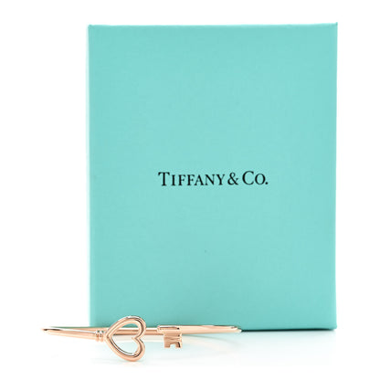 Tiffany 18K Rose Gold Open Heart Key Bracelet 4 of 4
