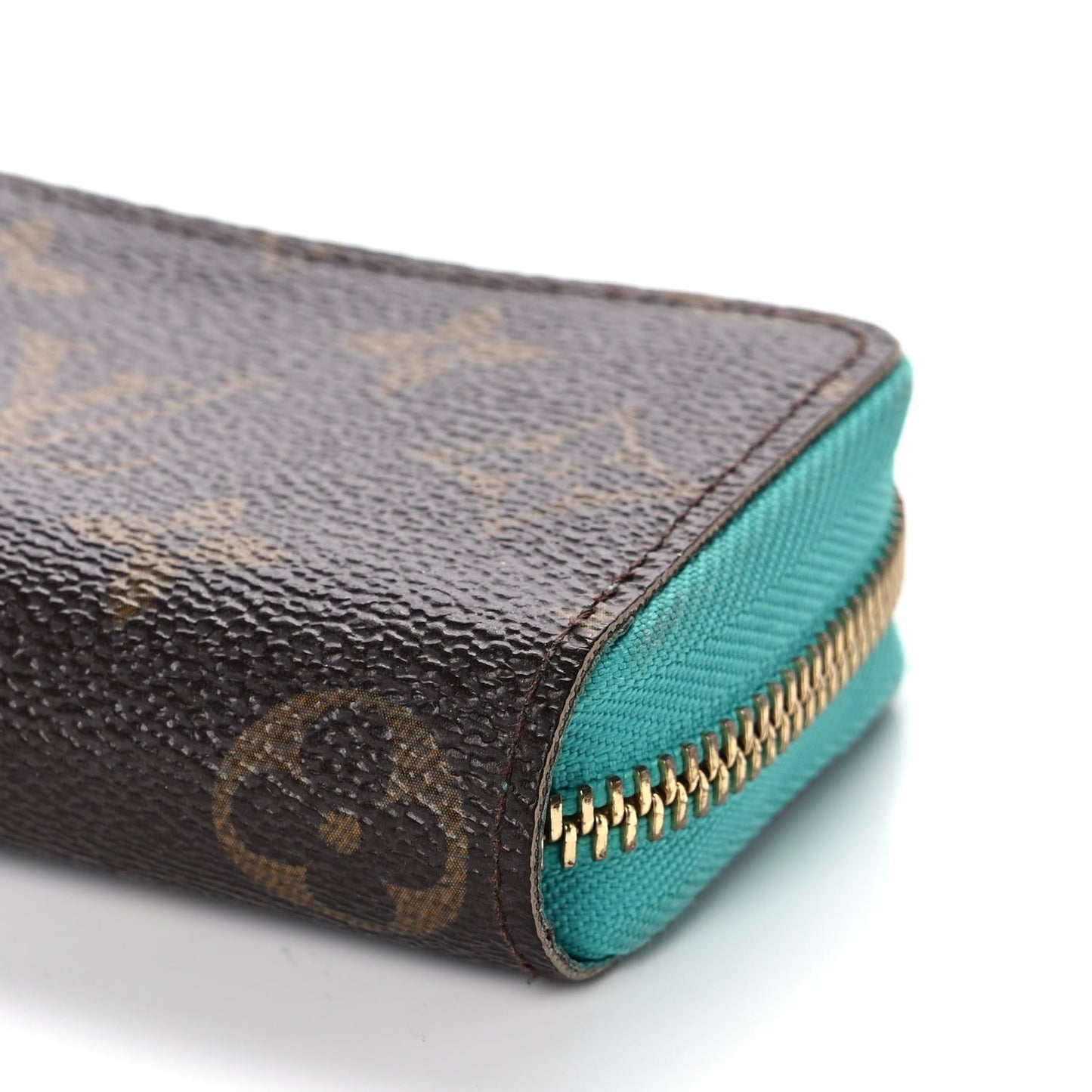 Monogram Zippy Multicartes Turquoise