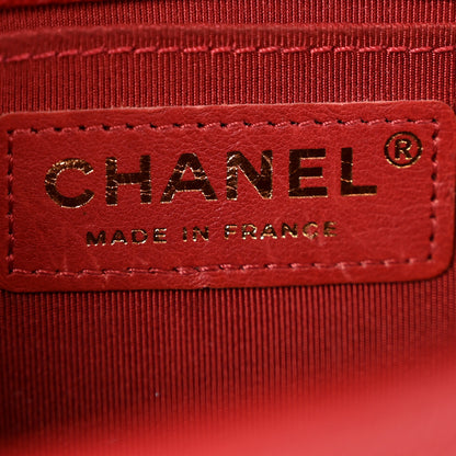 Chanel Caviar Quilted Medium Boy Flap Red 6 of 13