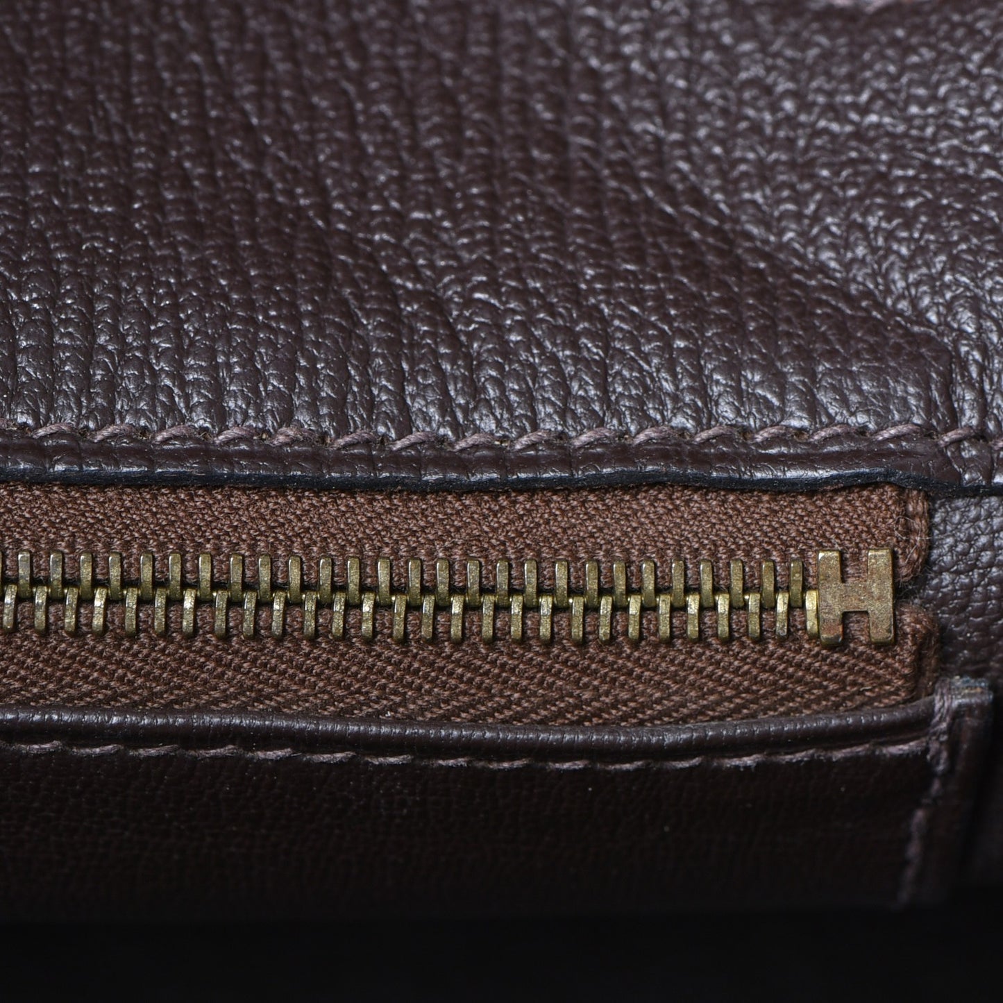 Togo Birkin 35 Chocolate