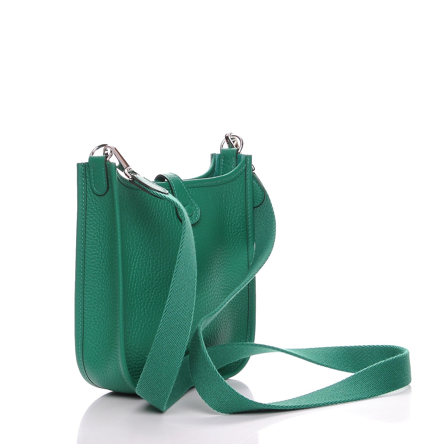 Hermes Taurillon Clemence Evelyne TPM Vert Vertigo 3 of 8