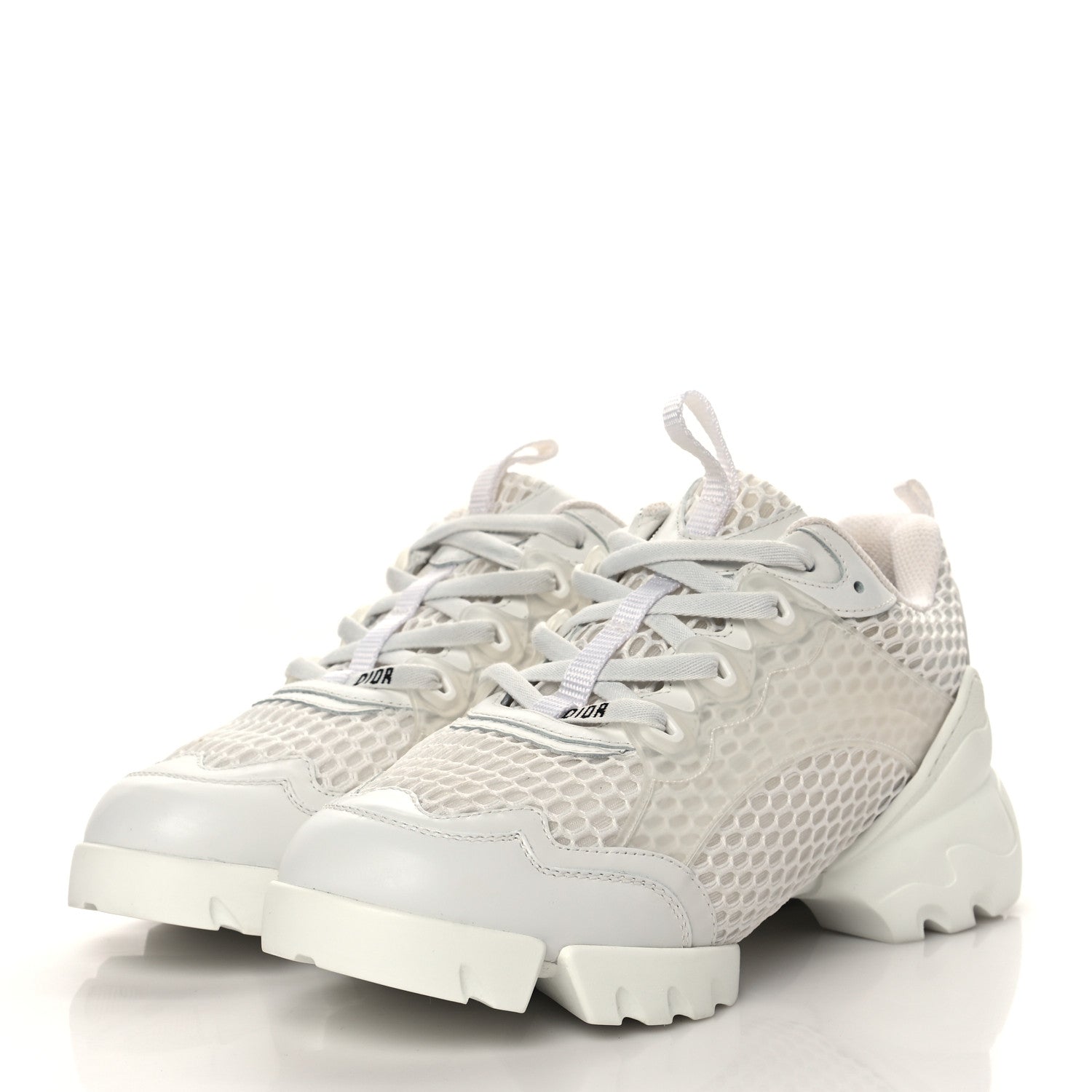 Christian Dior Mesh D-Connect Sneakers 37 White 3 of 8