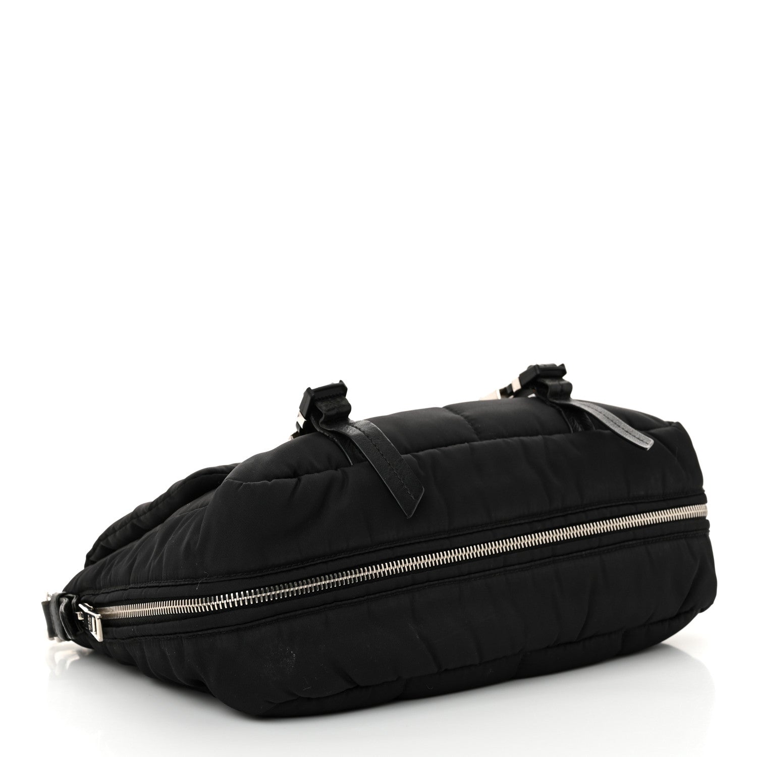 Prada Tessuto Nylon Bomber Messenger Black 4 of 14