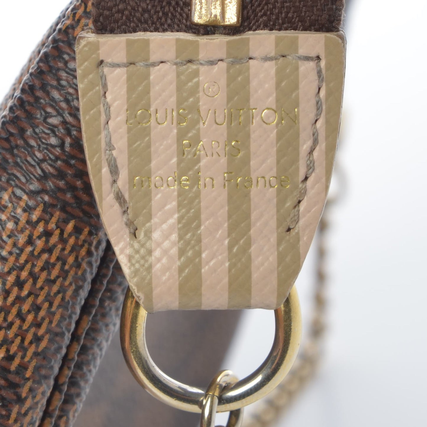 Damier Ebene Trunks and Locks Mini Pochette Accessories