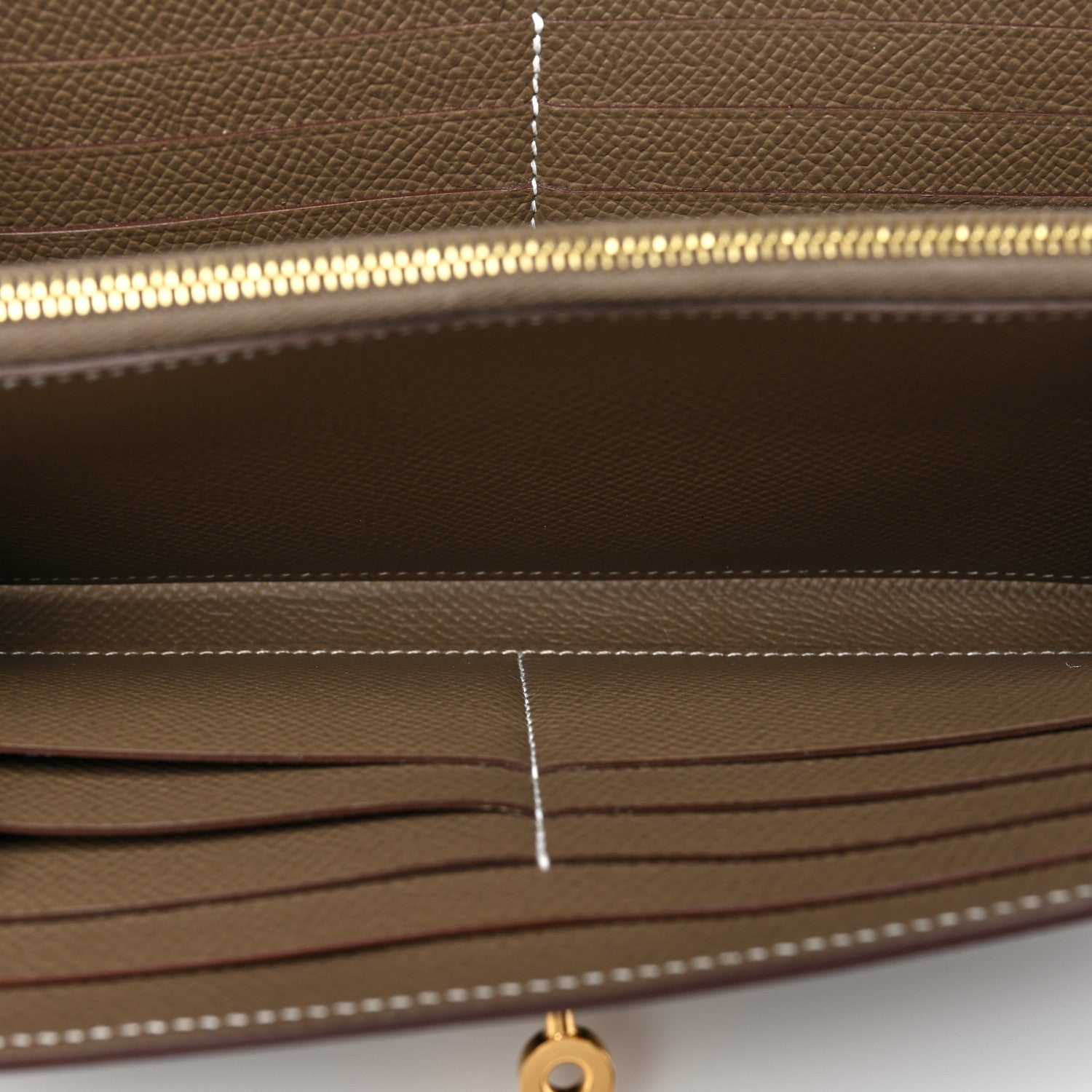 Hermes Epsom Kelly Longue Wallet Etoupe 5 of 10