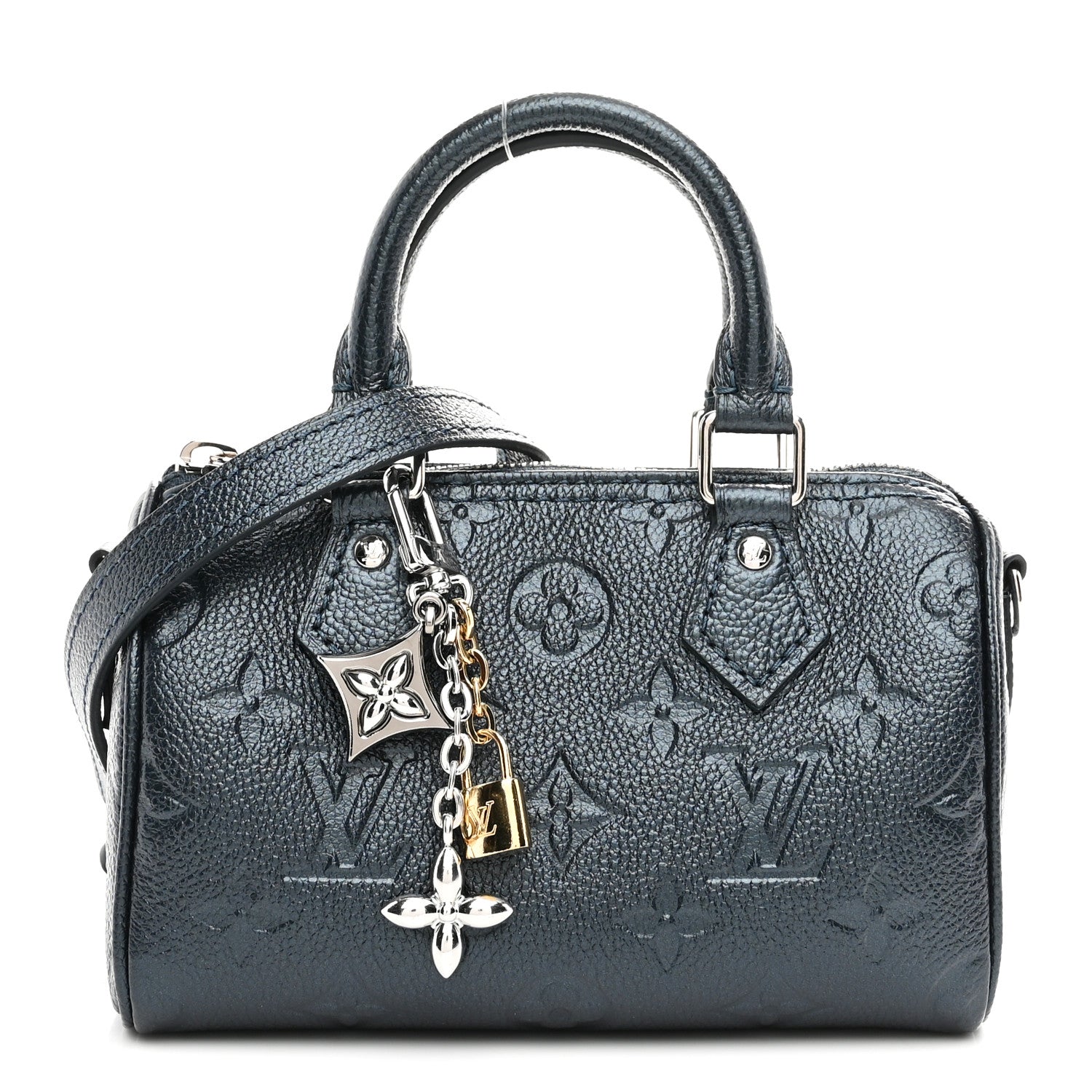 Louis Vuitton Empreinte Monogram Nano Speedy Shimmery Ink 1 of 9