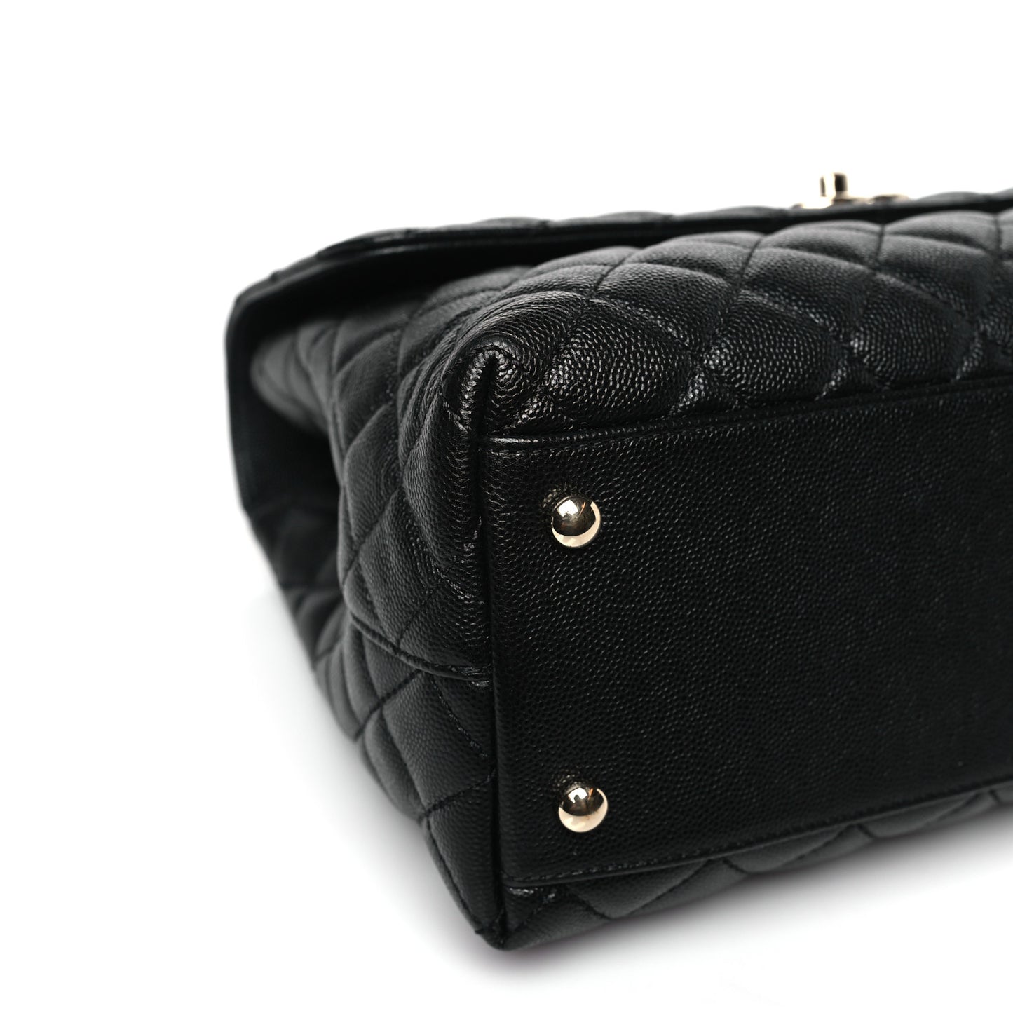 Caviar Quilted Medium Coco Handle Flap