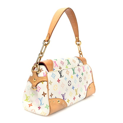 Louis Vuitton Monogram Multicolor Beverly MM White 3 of 13