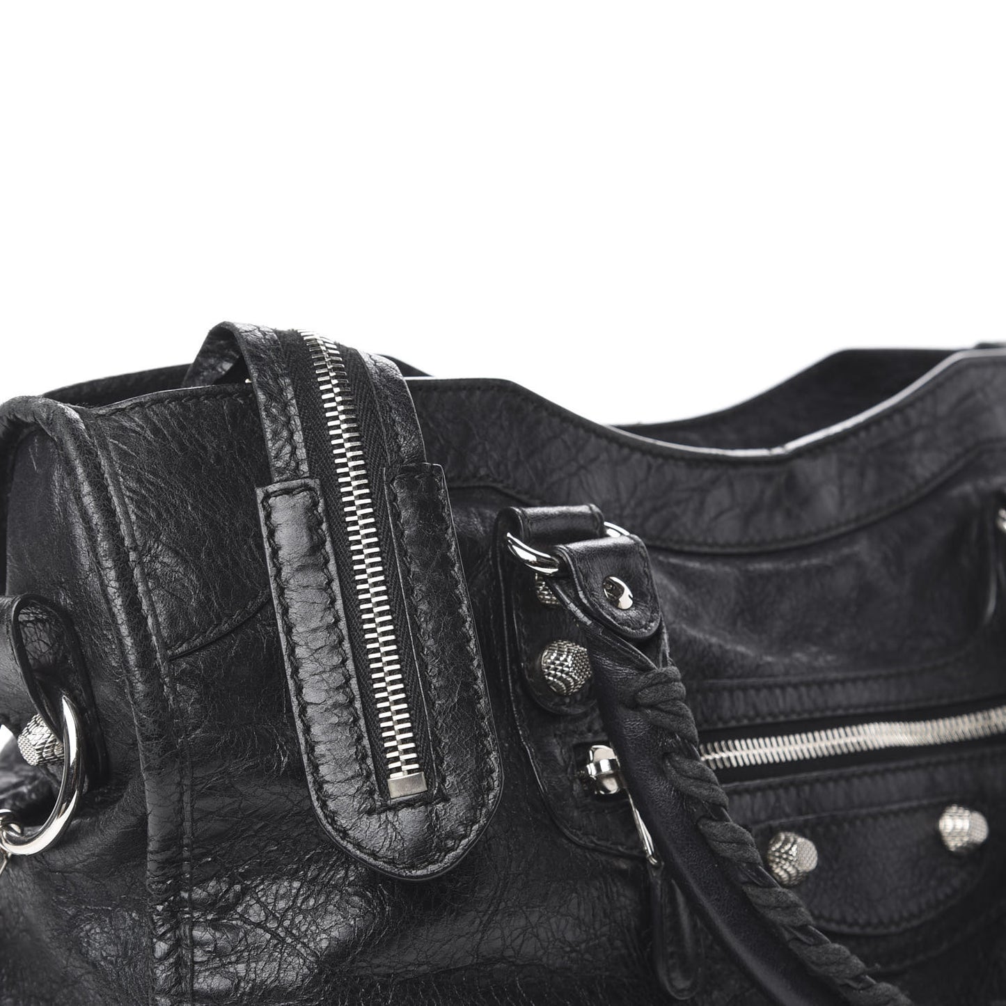 Agneau Giant 12 Silver Hardware City Black