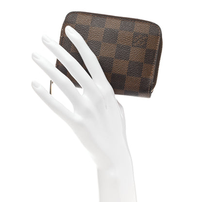 Louis Vuitton Damier Ebene Zippy Coin Purse 2 of 9