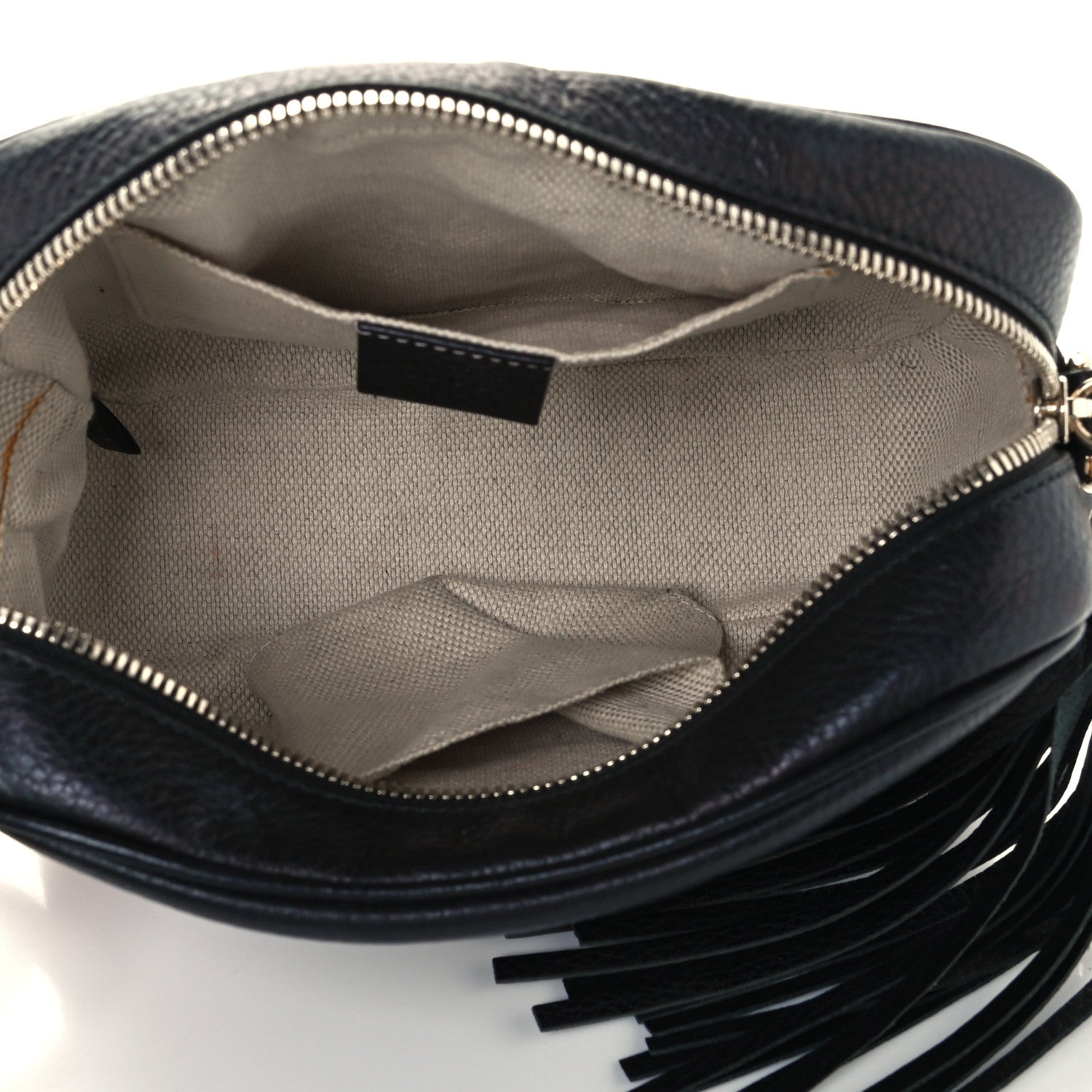 Gucci Pebbled Calfskin Small Soho Disco Bag Black 5 of 12