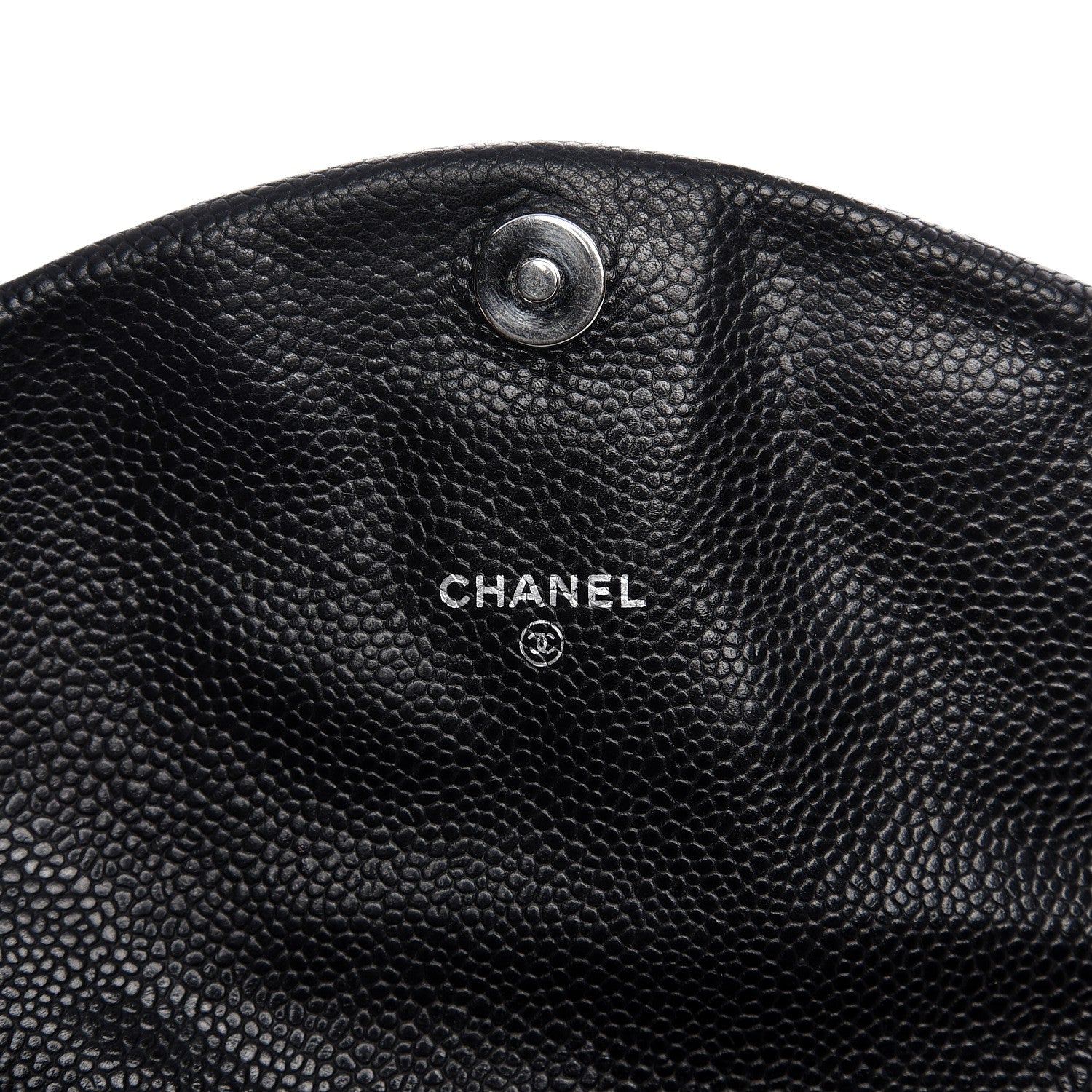 Chanel Caviar Half Moon Wallet On Chain WOC Black 5 of 10