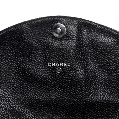 Chanel Caviar Half Moon Wallet On Chain WOC Black 5 of 10