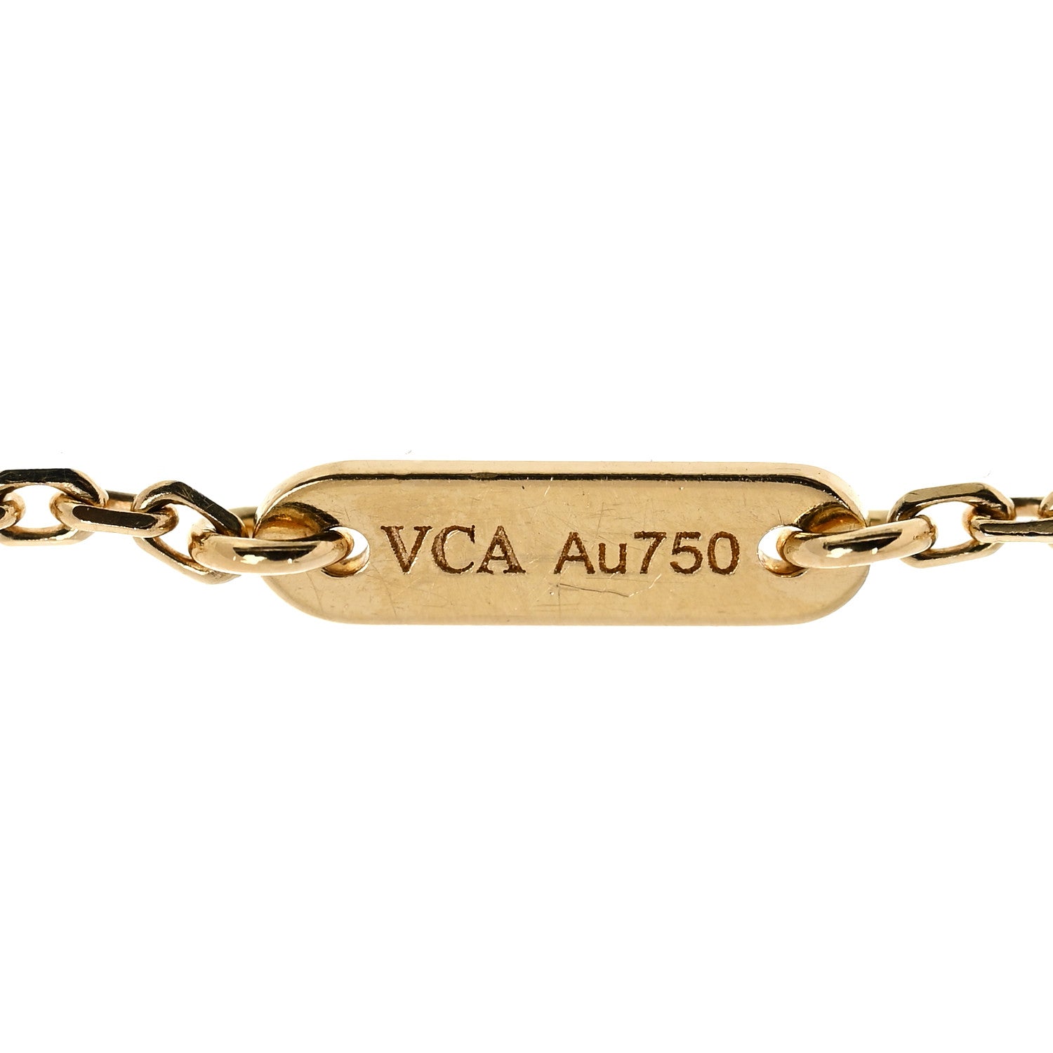 Van Cleef & Arpels 18K Yellow Gold Mother of Pearl Sweet Alhambra Butterfly Bracelet 6 of 7