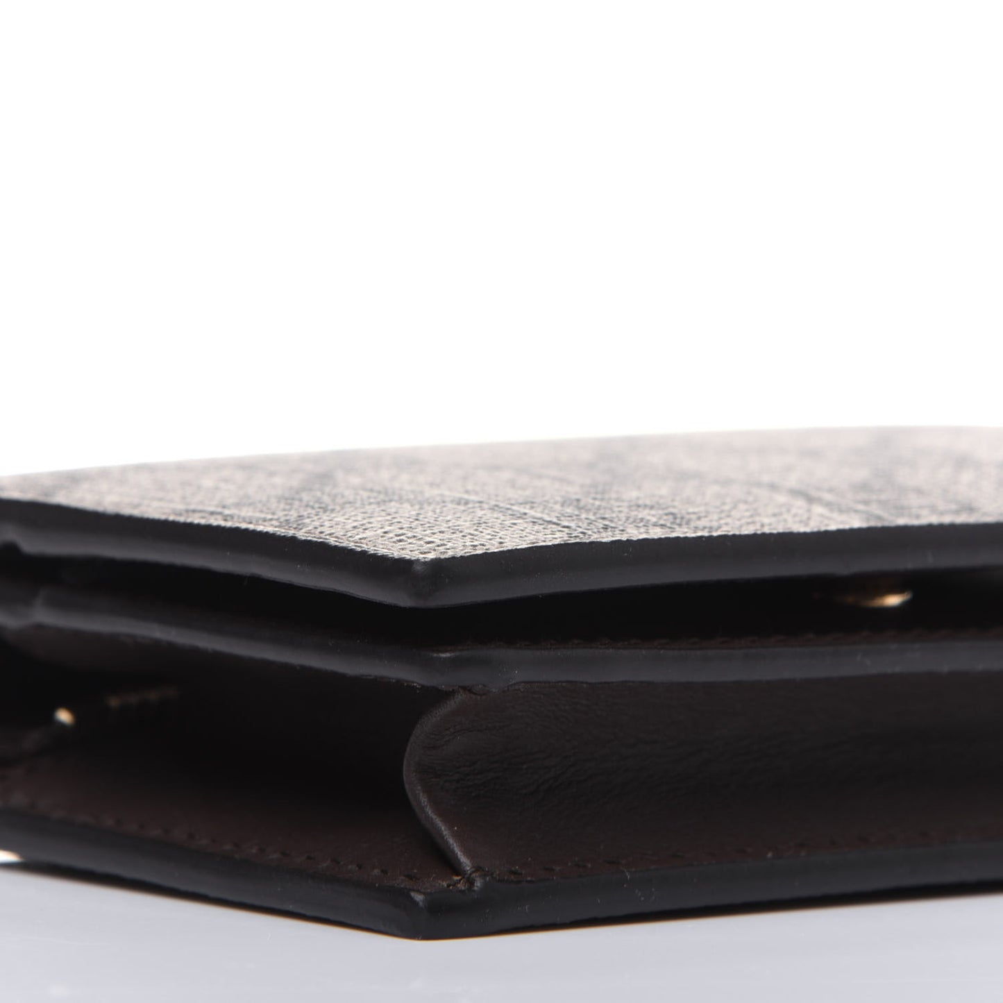 GG Supreme Monogram Card Case Beige