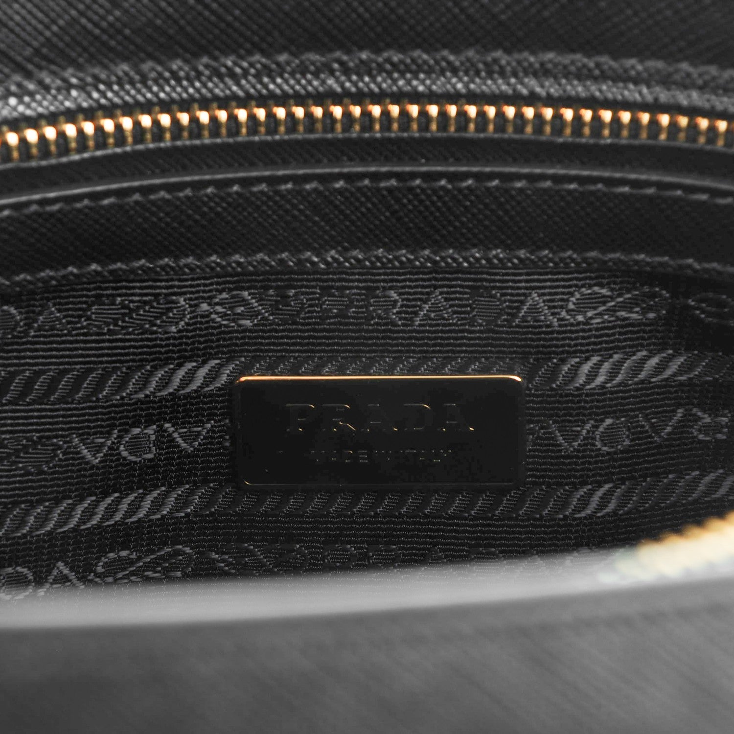 Prada Saffiano Lux Medium Tote Nero Black 6 of 7
