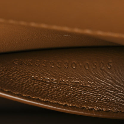 Saint Laurent Suede Calfskin Monogram Small Solferino Satchel Caramel Cognac 7 of 13