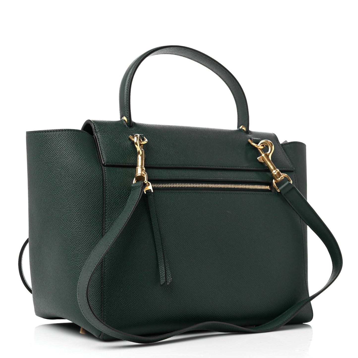 Grained Calfskin Mini Belt Bag Amazone