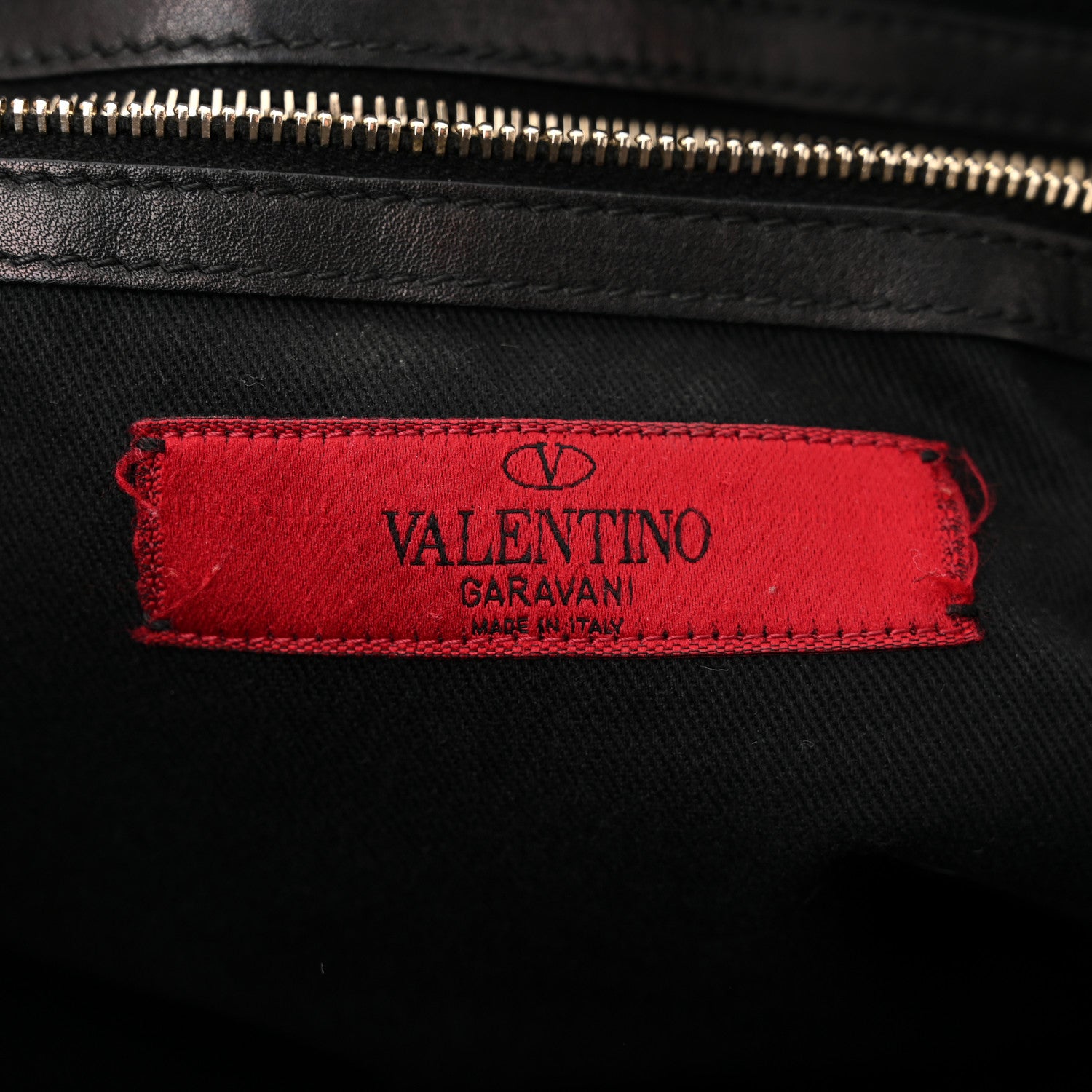 Valentino Garavani Vitello Rockstud Dome Satchel Black 6 of 21