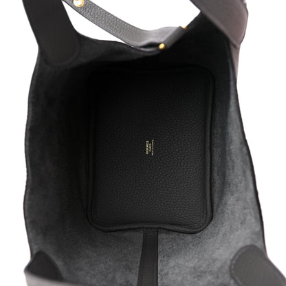 Hermes Taurillon Clemence Picotin Lock 18 PM Gris Meyer 5 of 10