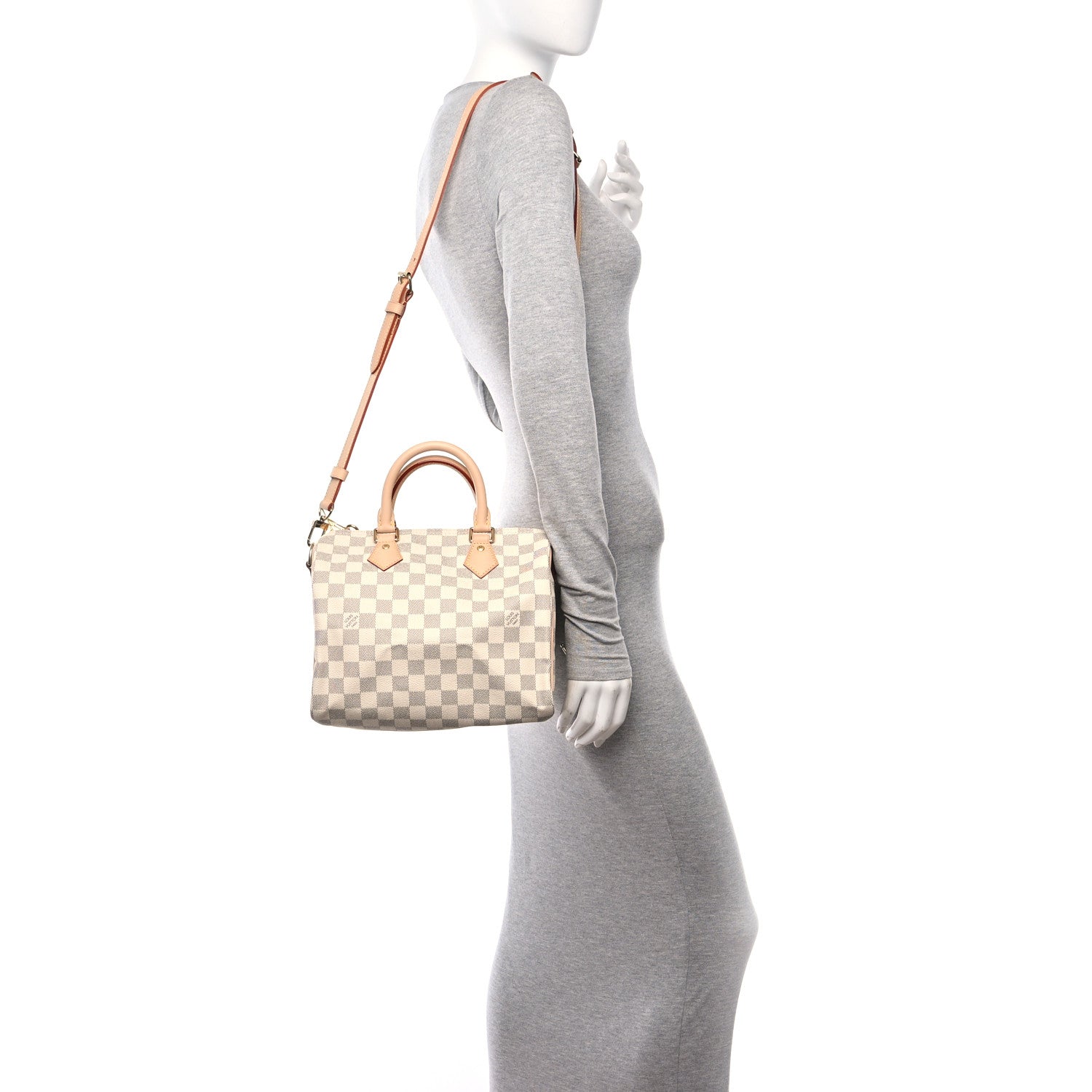Louis Vuitton Damier Azur Speedy Bandouliere 25 2 of 12