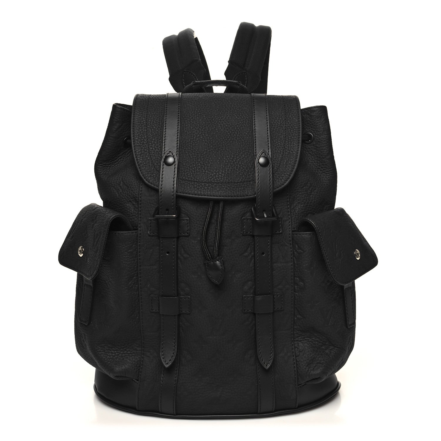 Louis Vuitton Taurillon Monogram Christopher PM Backpack Black 1 of 9