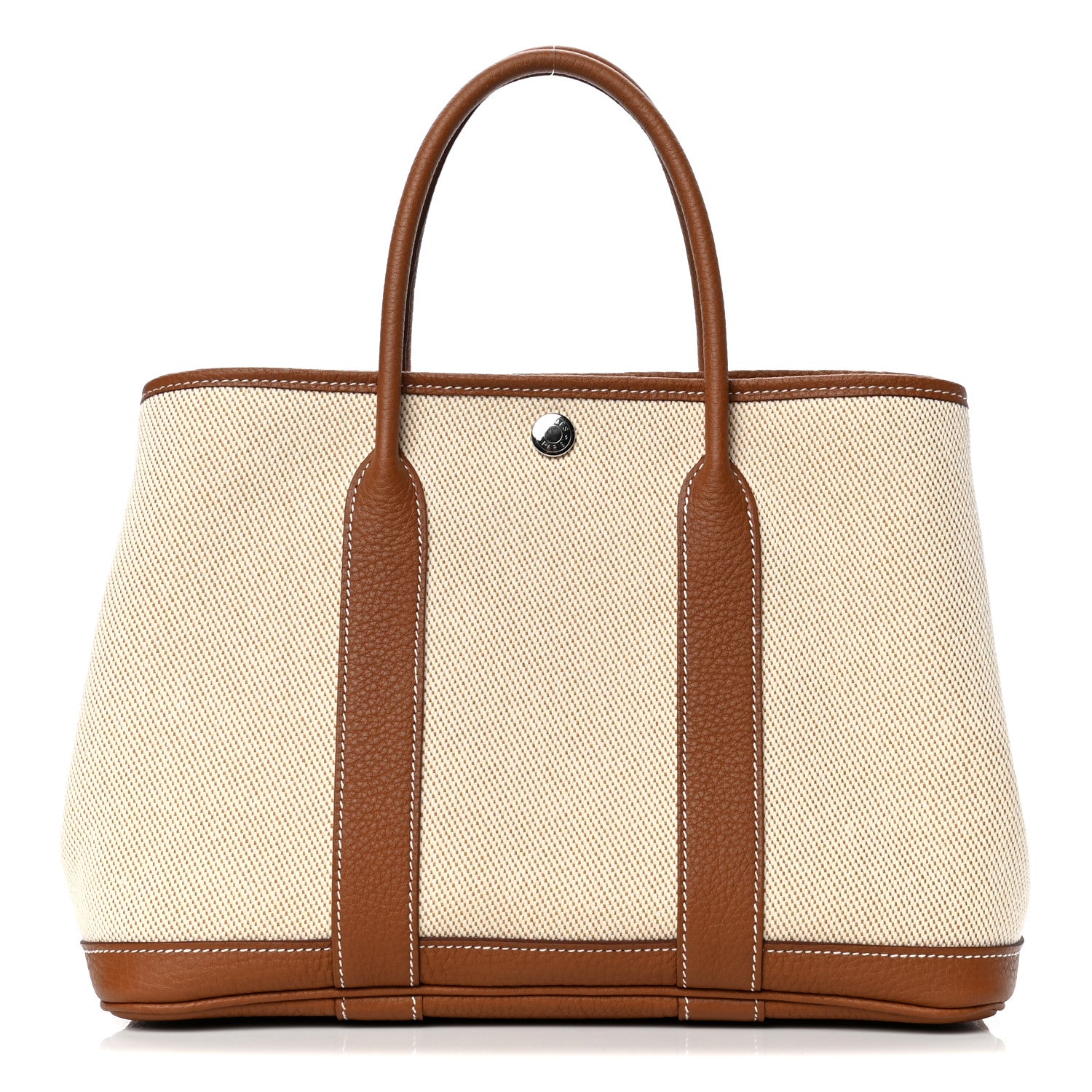 Hermes Toile Negonda Garden Party 30 TPM Tote Gold 1 of 4