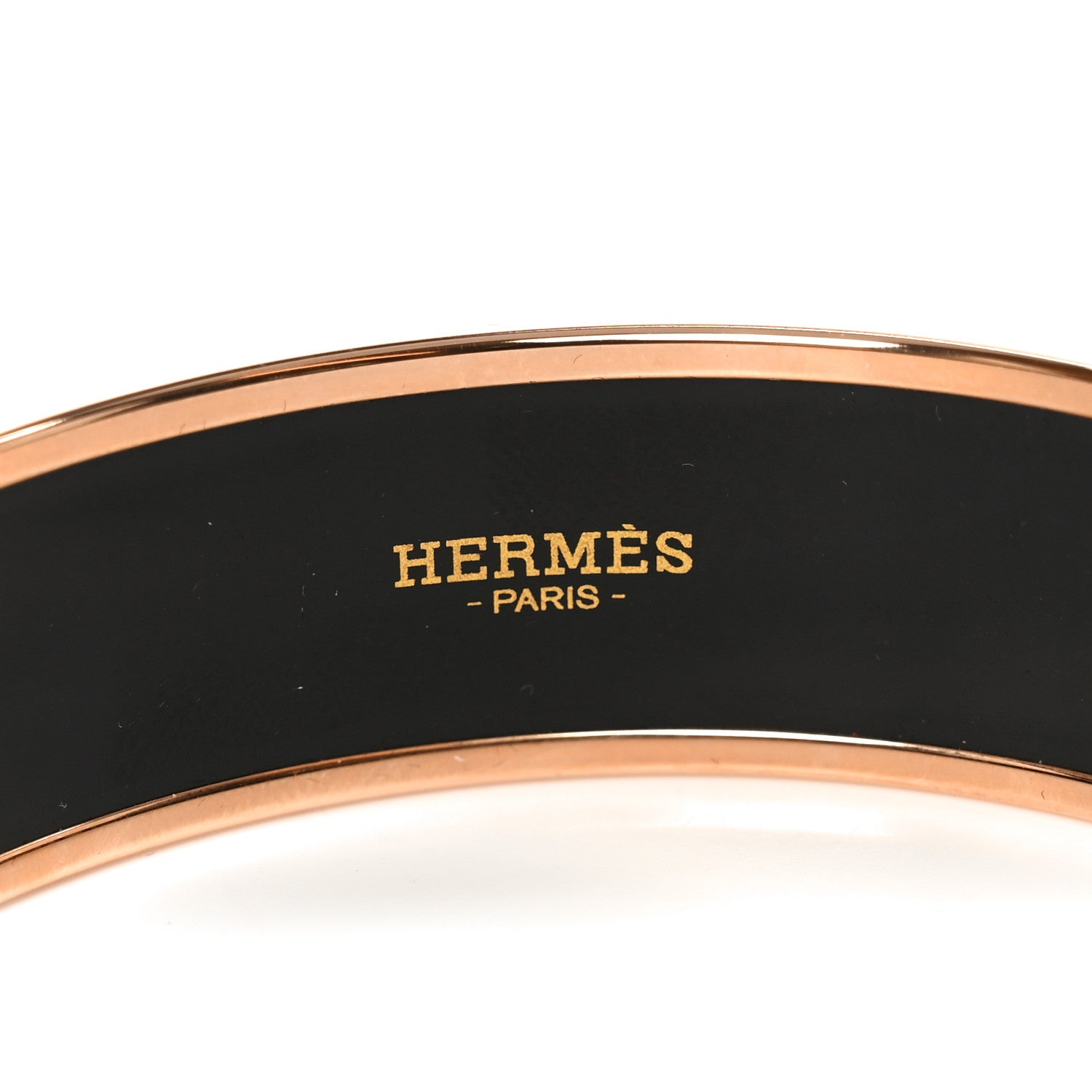 Hermes Enamel Printed Wide Les Léopards Bracelet 70 Positif Negatif 4 of 6