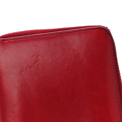 Saint Laurent Calfskin Classic Y Ligne Zip Around Wallet Red 14 of 21