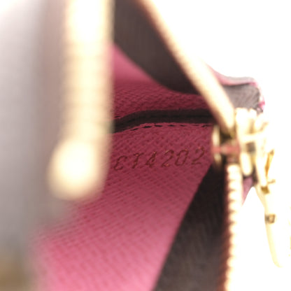 Louis Vuitton Monogram 2022 Christmas Animation Paris Key Pouch Pink 7 of 7