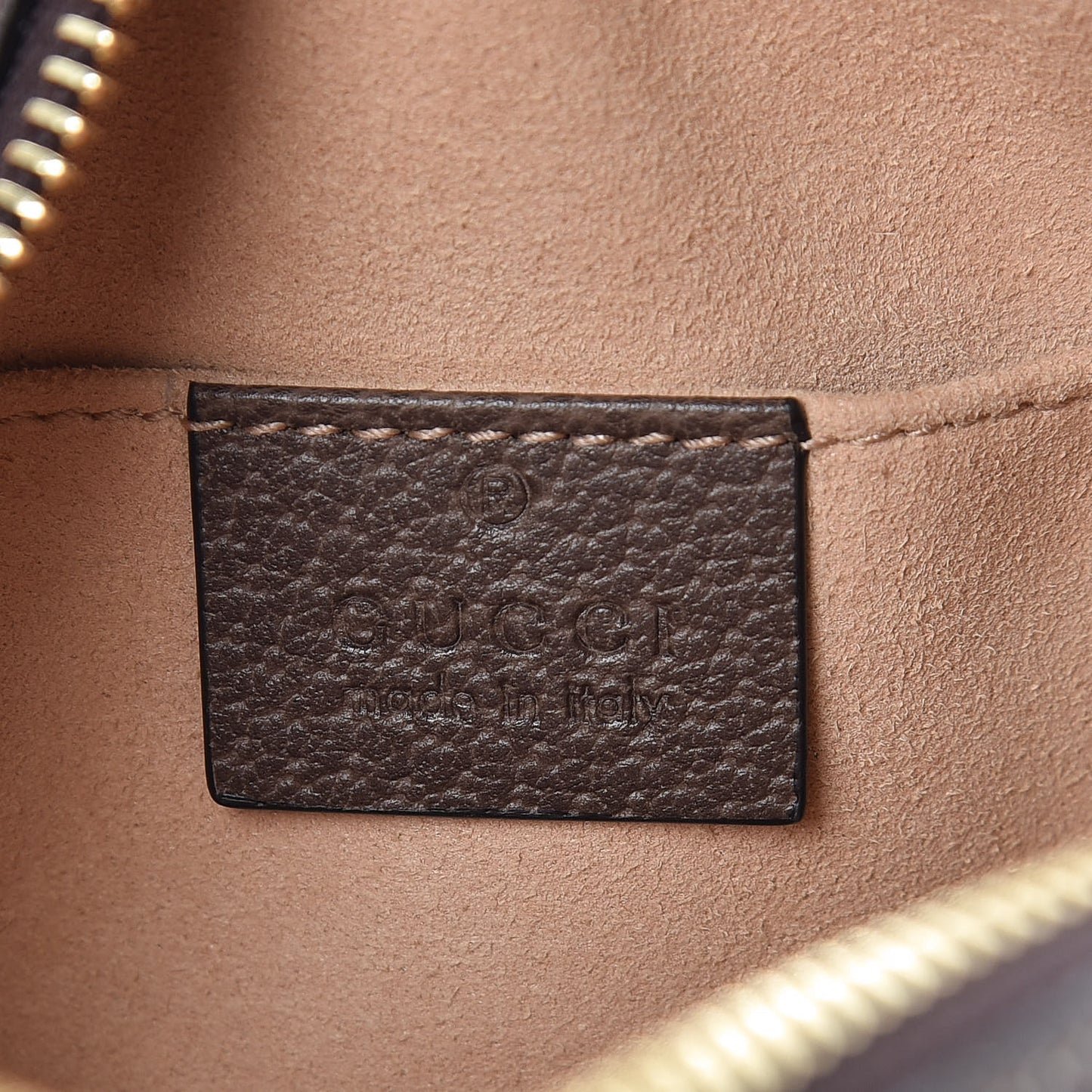 GG Supreme Monogram Web Mini Ophidia Shoulder Bag Brown