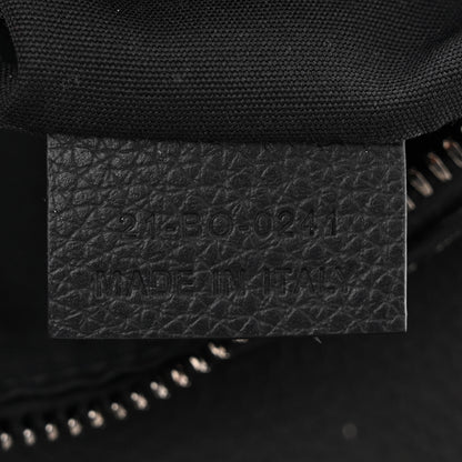 Christian Dior X PETER DOIG Grained Calfskin Saddle Bag Black 7 of 10