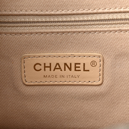 Chanel Lurex Boucle Deauville Drawstring Bucket Bag Ivory 6 of 12
